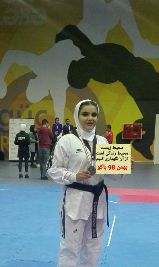 استقبال ازبانوی قهرمان مسجدسلیمانی