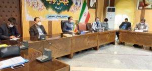 نوزدهمین قرارگاه کنترل بیماری کرونا در شهرستان مسجدسلیمان برگزار شد
