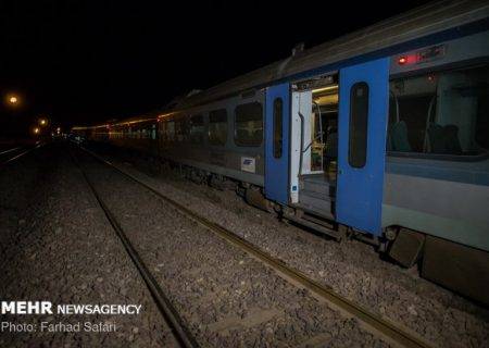 خروج قطار همدان-مشهد از ریل در حوالی پرند