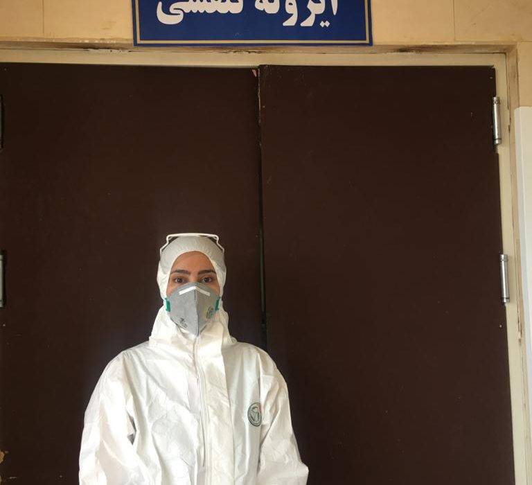 مصاحبه سرپرستار بخش ایزوله تنفسی بیمارستان ۲۲ بهمن با برنامه شبهای کارون