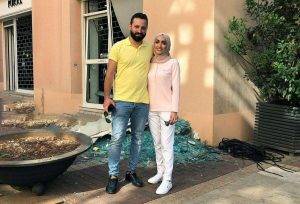 عروس بیروت که فیلم عروسی‌اش در لحظه انفجار جهانی شدعکس +فیلم