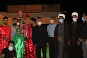 اجرای نمایش تعزیه در روز شهادت امام رضا(ع) در محل آستان مقدس شهدای گمنام نفتک برگزار شد.