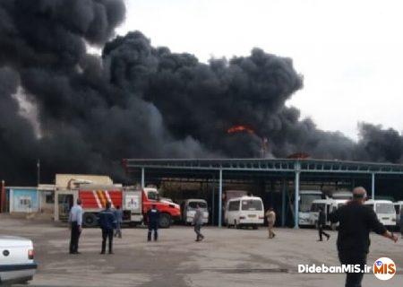 آتش سوزی در شرکت بهره برداری نفت و گاز مسجدسلیمان مهار شد
