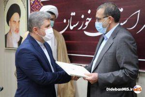 آیین تکریم و معارفه مدیرعامل جمعیت هلال احمر استان خوزستان برگزار شد