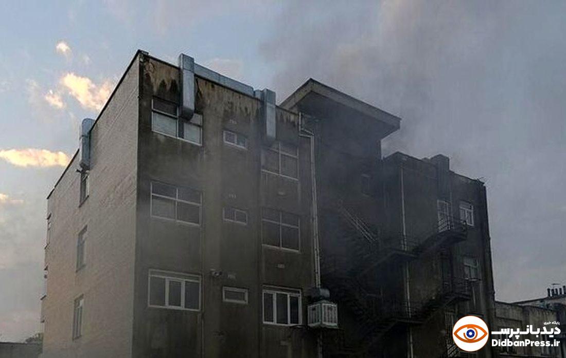 حضور دادستان تهران در محل حادثه آتش‌سوزی ساختمان ۱۵۳ خیابان بهار