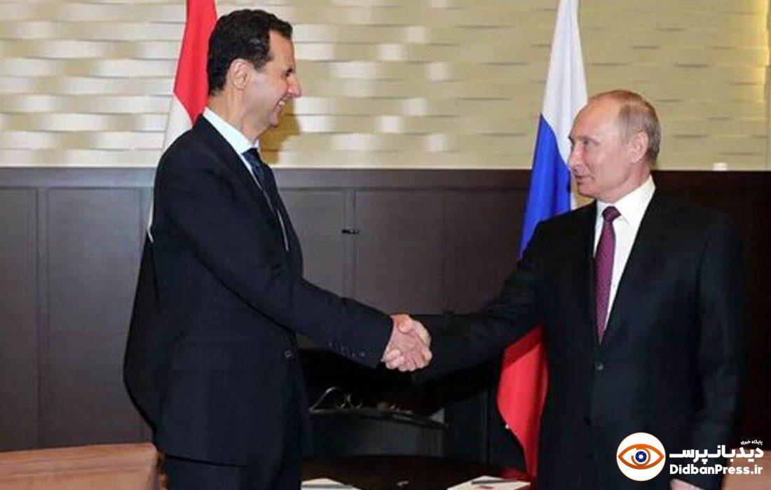 اسد در دیدار با پوتین: از روسیه در جنگ اوکراین حمایت می‌کنیم