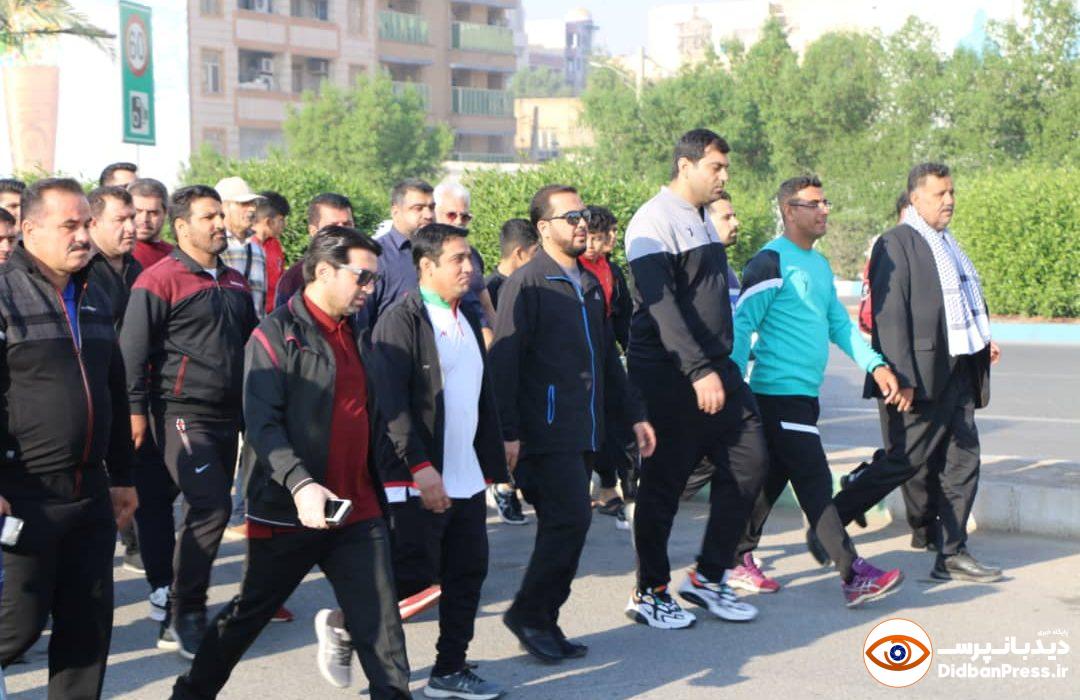 همایش بزرگ پیاده روی خانوادگی در اهواز برگزار شد+تصاویر