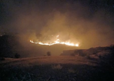 طبیعت ومراتع بی نَظیر روستاهای جِریَک(مسجد سلیمان ) همچنان قربانی آتش سوزی ها