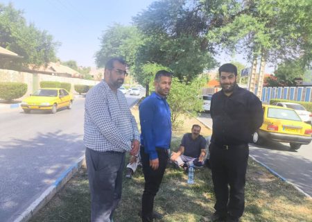 کاشت درختان نخل ثمرده به نام شهدای نفت در مسجدسلیمان