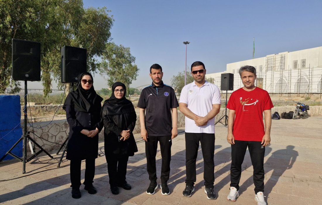 گرمای خوزستان هم مانع ورزش همگانی نشد